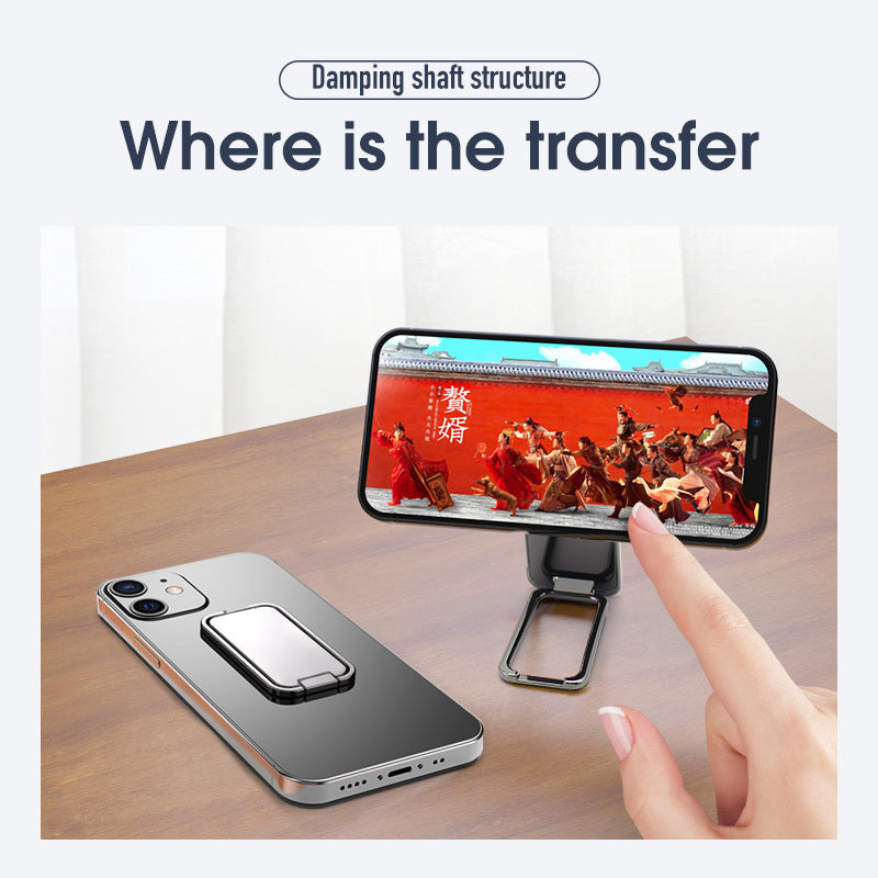 "Multi-Functional Foldable Mobile Phone Holder with Magnetic Car Bracket & Retractable Stand – Perfect for Office & On-the-Go!"