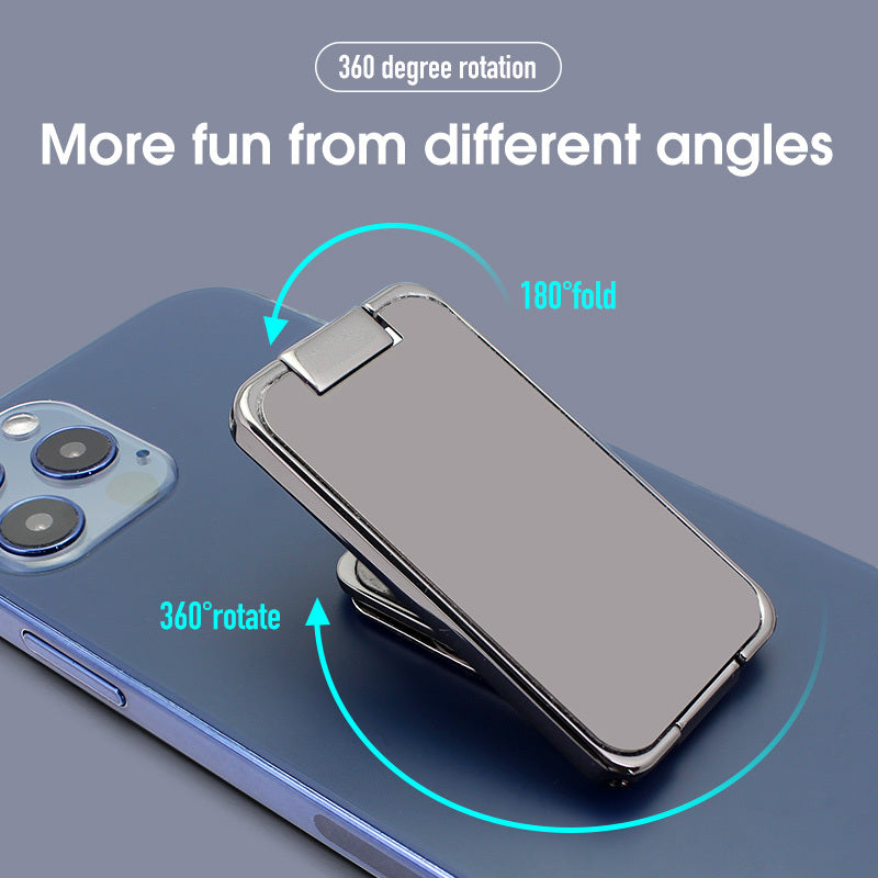 "Multi-Functional Foldable Mobile Phone Holder with Magnetic Car Bracket & Retractable Stand – Perfect for Office & On-the-Go!"