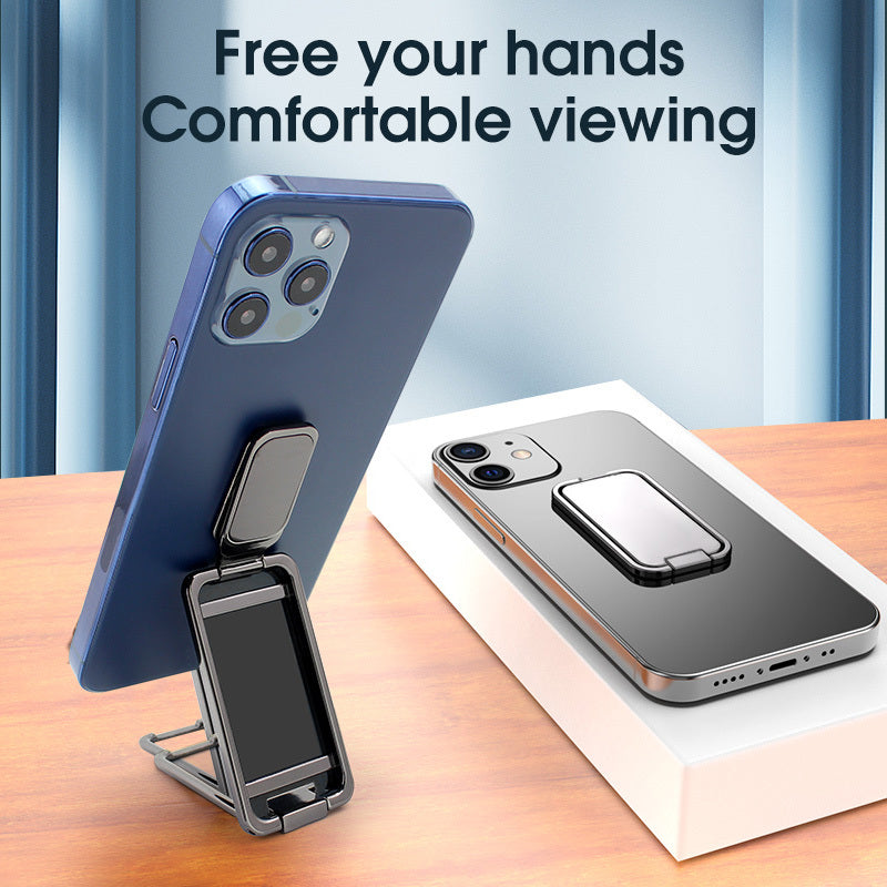 "Multi-Functional Foldable Mobile Phone Holder with Magnetic Car Bracket & Retractable Stand – Perfect for Office & On-the-Go!"