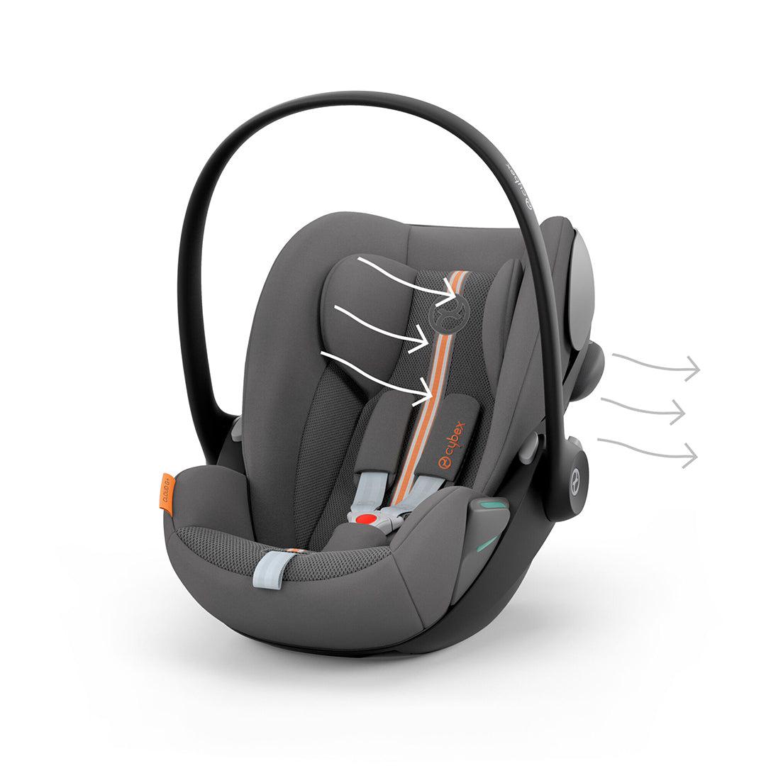 CYBEX Cloud G i-Size Plus Car Seat - Lava Grey