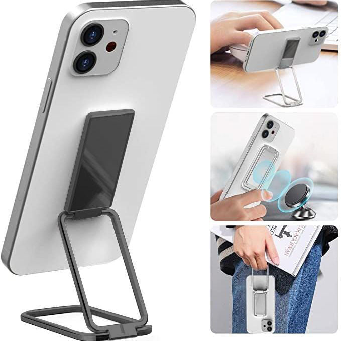 "Multi-Functional Foldable Mobile Phone Holder with Magnetic Car Bracket & Retractable Stand – Perfect for Office & On-the-Go!"