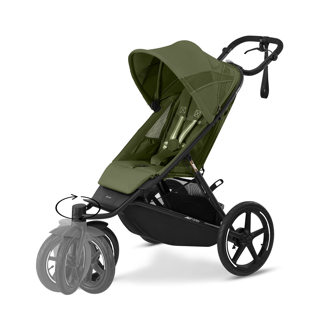 CYBEX Avi Spin Stroller - Moss Green
