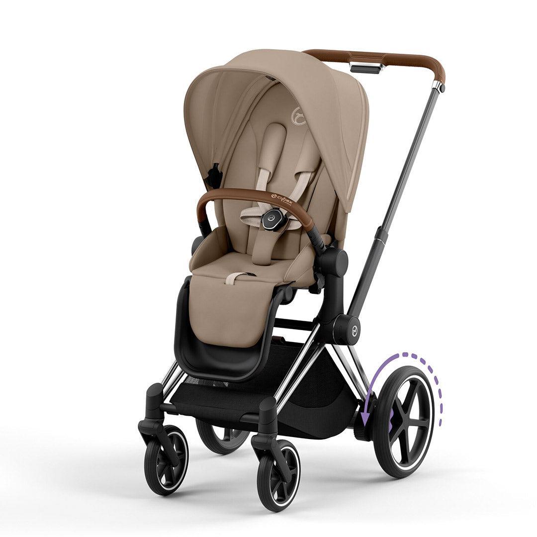 CYBEX e-Priam Pushchair - Cozy Beige