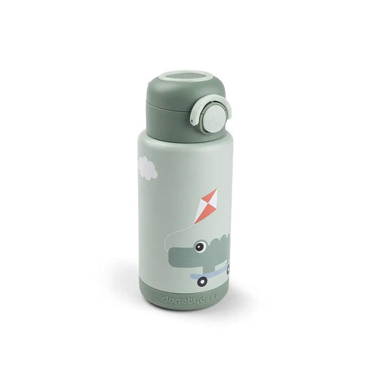 Done by Deer Insulated Bottle - Playground Green